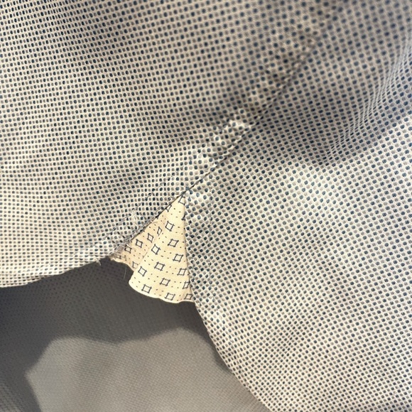 EUC, Ted Baker, Endurance, Beautiful blue and white, L/S button down, 17” 34/35 - Picture 6 of 10